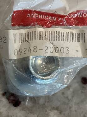 09248-20003 Suzuki Samurai Axle Housing Plug Oem Original Part