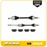 Tl83262902ts For Toyota Solara Se Front Brake Ceramic Pads Cv Axle
