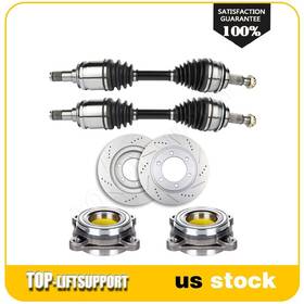 Tl83267402ts Top-liftsupport For Toyota Tacoma 2.7l 2005-2011 Front Cv Axle Brake Rotors Wheel Hub Bearing