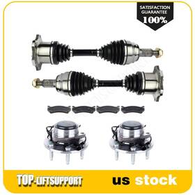 Tl83267902ts Top-liftsupport Front Cv Axle Brake Pads Wheel Hub Bearing For Silverado 1500 6.0l 2003-2004