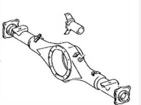 4211034191 Toyota Rear Axle Differential Housing Oem 05-06 Tundra 1yr Wrnty