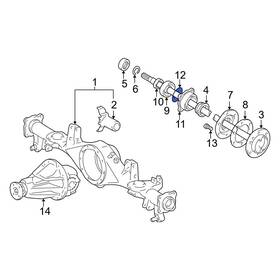 9030188077 Toyota Oe For 4runner 1996-2002 Drive Axle Shaft Housing O-ring