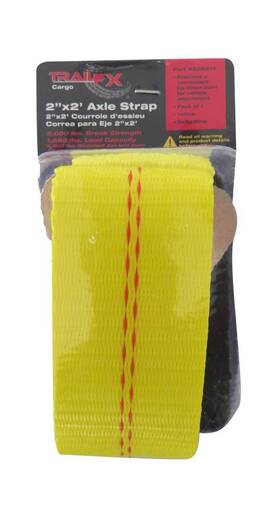 A92031y Trailfx 24x2 1666 Lb Load Cap Without Ratchet Yellow Sgl With D-ring