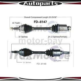 Moby220707099280 Trak Motive 2x Front Left Right Cv Axle Shaft Fits Ford Edge 2007-2013