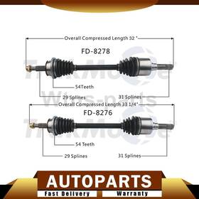 7l2z4k139a Trakmotive Cv Joint Axle Shaft Rear 2x For 2006-2010 Ford Explorer 4.6l