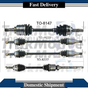 Best241112004012 Trakmotive Front Rear Cv Axle Joint Shaft Assembly For 2003 2004 2005 2006 Toyota Matrix