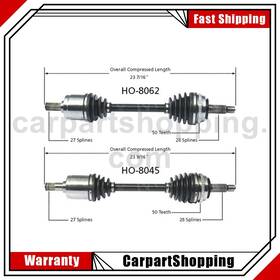 Bestzone1209fzbsw30799 Trakmotive Front Cv Axle Shaft Joints For Honda Accord 1993 1992 1991 1990