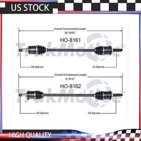 Carpshop240218aa0312 Trakmotive Fits Honda Element 2003-2011 2 X Cv Joint Rear Left Right Axle Shaft