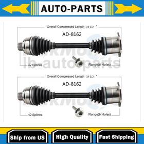 Complts05082025l22292 Trakmotive 2x Front Cv Joint Axle For Audi A6 2016