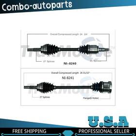 Comsalea15 Trakmotive 2pc Front Left Right Cv Axle Shaft For Infiniti Fx35 2003-2008