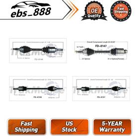 E38aku520250428164618b Trakmotive 4pcs Front Rear Set Cv Axle Shaft Fits 2007 2008 2009 2010 Ford Edge