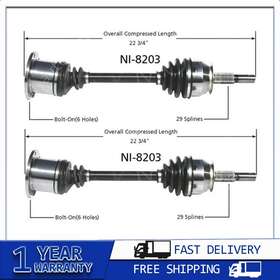 Hqau220621008738 Trakmotive For 2004 2010 Infiniti Qx56 2x Front Left Right Cv Axle Shaft