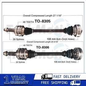 Hqau220710022424 Trakmotive For 2001 2004 Lexus Is300 2x Rear Left Right Cv Axle Shaft Joint