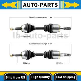 Lapa20062200060842-ck Trakmotive For Nissan Titan Xd 2016-2018 Front Kit Cv Axle Shaft 2x