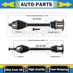 Lapa201026037524-ck Trakmotive For Audi A6 3.0l 2006 2x Front Kit Cv Joint Axle Shaft