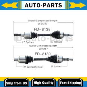 Lapa201026101031-cd Trakmotive For Ford Explorer 2006-2010 2x Front Left Right Cv Axle Shaft