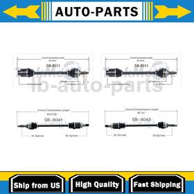Lapa201026117724 Trakmotive For Forester 2000-2002 4x Cv Axle Shaft