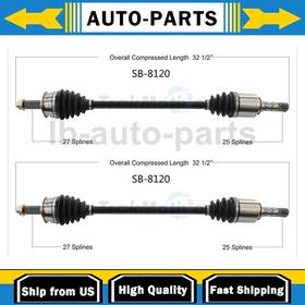 Lapa230418228836-ck Trakmotive 2x Front Cv Joint Axle For Subaru Legacy 2015 2016 2017 2018 2019