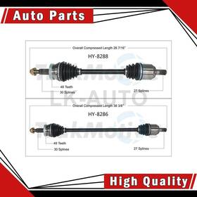 Motowld20240821a0025 Trakmotive 2 Front Cv Axle Shaft Joints For Hyundai Sonata 2018 2017 2016 2015
