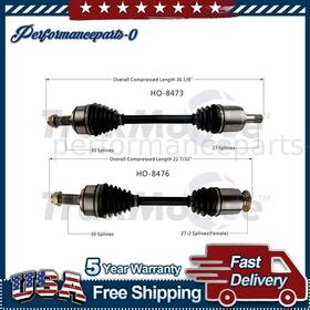 Pm0deql320241210181915c Trakmotive 2pc Front Cv Axle Shaft Fits 2012 2013 2014 Honda Cr-v