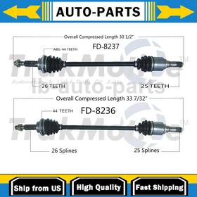 Qyfix08272025b5832 Trakmotive Fits Ford Escape 2x Cv Axle Shaft Rear Left Right