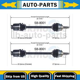 Scars20241203l0362 Trakmotive For Subaru Forester 2x Front Left Right Cv Axle Shaft