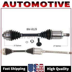 Scfzmas20260519-800 Trakmotive Cv Axle Shaft 2x Front Left Right For 2011-2016 Bmw 550i Xdrive