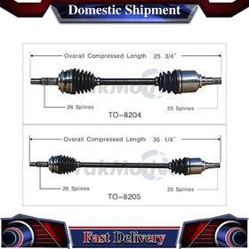 Speplussc20260210-467 Trakmotive 2x Front Left Right Cv Axle Joint Shaft For Toyota Yaris 2006 2007