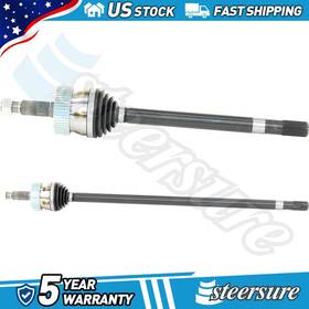 Stee250527013358 Trakmotive Front Left Right Cv Axle Shaft For 1984-1993 Jeep Cherokee