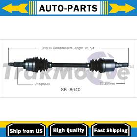 Stsu240225l0403 Trakmotive Front Left Cv Joint Axle Shaft For Suzuki Swift 1.3l Dohc Manual Trans