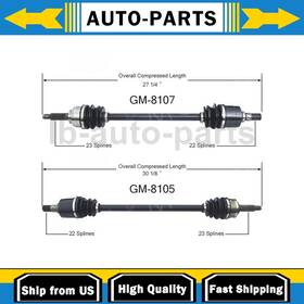 Stsu240225l2035 Trakmotive Fits Chevrolet Metro Sprint 2x Cv Axle Shaft Front Left Right