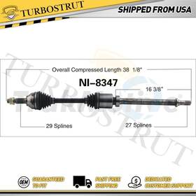 Tbsfhjh120241129114759c Trakmotive Front Right Cv Axle Shaft Fits 2008 2009 2010 2012 2013 Nissan Rogue