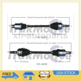 Xhat221205130454 Trakmotive 2 Front Left Right Cv Axle Shaft For Honda Odyssey 2005 2006