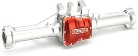Ttrx-4m-35 Treal Aluminum 7075 Rear Axle Housing Compatible With 1/18 Trx4m Silver