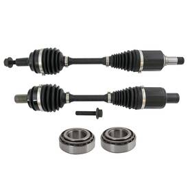 Trq Psa84709 Cv Axle Assemblies Front Outer Wheel Bearings 4 Piece Mercedes E350 2012-2013