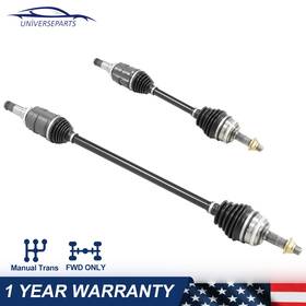 97gtm073029030 Universeparts Fwd Front Cv Axle Shaft For 2009-2019 Toyota Corolla 03-2013 Matrix Manual Trans