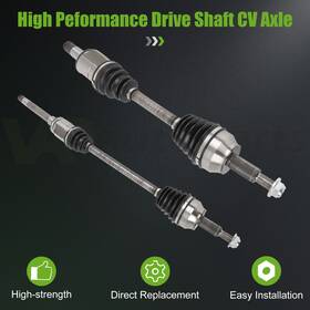 Vp84246801s Vap-autoparts 2x Front Driver Passenger Side Cv Joint Axle Shaft For Durango Grand Cherokee