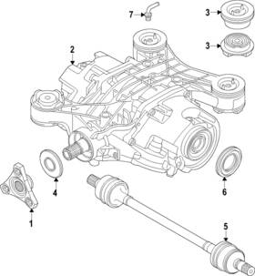 08e-525-596 Volkswagen Genuine Axle Seals