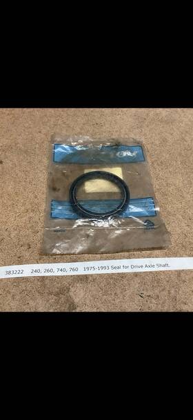 383222 Volvo Drive Axle Shaft Seal For 1975-1993 Model 240 740 760 Oem Genuine #383222