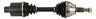 Vw-8-20-236am Db Electrical New Front Right Interparts Axle For Audi
