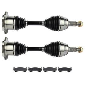 X83263901b X-engineclub Front Left And Right Cv Axle Brake Pads For Chevrolet Silverado 1500 5.3l 99-04
