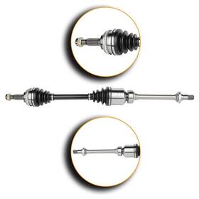 10790318 Zonemotive 2pcs Cv Axle Shaft Assembly Fits For 2000 2001 Toyota Camry Solara 2.2l Fr