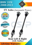 Gsp Oem Rear Cv Axles For 2008-2013 Bmw 335I 3.0L Turbo. Automatic Lifetime War.. Fixed Price $257.14.
