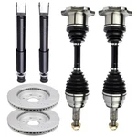 Front Cv Axle + Brake Rotors Struts For 1999-2006 Chevrolet Silverado 1500. Fixed Price $311.49.