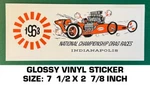 Nhra 1963 National Championship Indianapolis Vinyl Decal Sticker - Drag Races. Fixed Price $10.11.