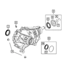 Genuine Mopar Output Seal 68530763AA. Fixed Price $10.86.