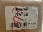 New Rancho RS748 Axle U-bolt Kit For Select Dodge Ram 2500 3500. Fixed Price $79.99.