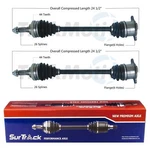 Surtrack Pair Set Of Rear Cv Axle Shafts For Mazda Miata 94-95 Thru Vin 614192. Fixed Price $216.95.
