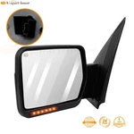 Driver Chrome For 04-14 F150 Towing Left Side Mirror Power Heated Puddle Signal. Fixed Price $62.17.