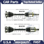 Rear Left Right Cv Joint Axle Shaft Trakmotive For Mitsubishi 1992-1994. Fixed Price $299.20.